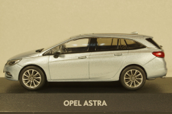 Opel Astra K Sports tourer, diamond blue, iScale 1:43