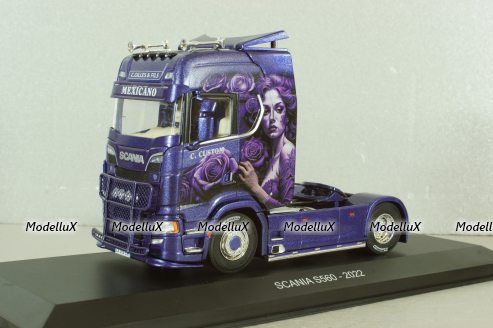 Scania S 560 2022, blue, Truck Tuning Collection #16, Hachette 1:43