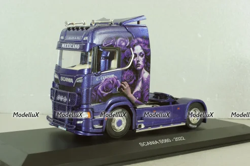 Scania S 560 2022, blue, Truck Tuning Collection #16, Hachette 1:43