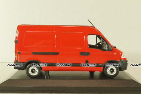 Opel Movano 2003 van hight roof, red, Norev 1:43