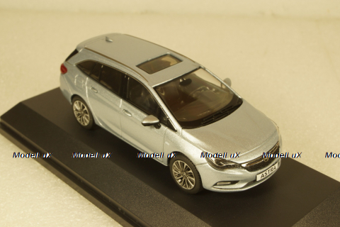 Opel Astra K Sports tourer, diamond blue, iScale 1:43