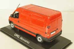 Opel Movano 2003 van hight roof, red, Norev 1:43