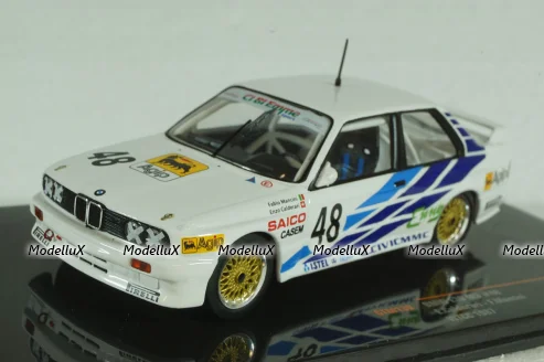 BMW M3 (E30) №48 CiBiEmme WTCC 1987, GTM130, IXO 1:43
