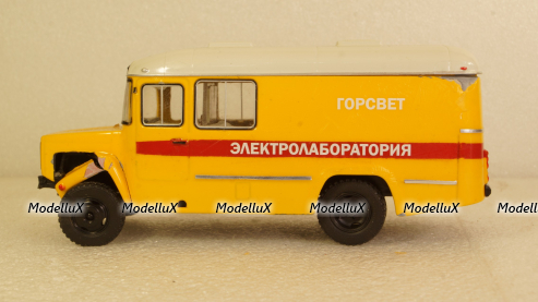Кавз-3976 Электролаборатория. После ДТП, Алник43 1:43
