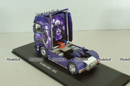 Scania S 560 2022, blue, Truck Tuning Collection #16, Hachette 1:43