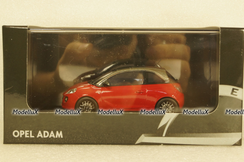 Opel Adam, Fire red/light grey,  2012, IScale 1:43