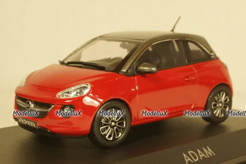 Opel Adam, Fire red/light grey,  2012, IScale 1:43