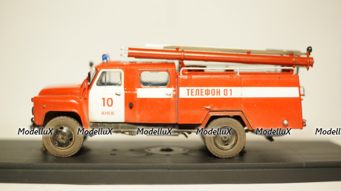 Газ - 53А  АЦ-30 со следами эксплуатации, Modellux 1:43