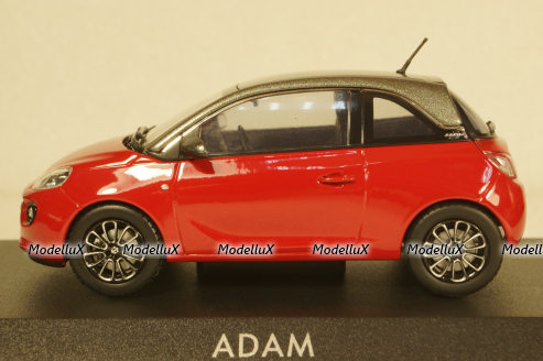 Opel Adam, Fire red/light grey,  2012, IScale 1:43