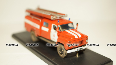 Газ - 53А  АЦ-30 со следами эксплуатации, Modellux 1:43