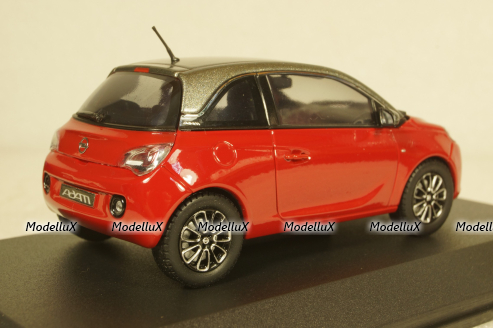 Opel Adam, Fire red/light grey,  2012, IScale 1:43