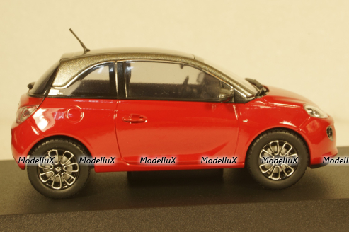 Opel Adam, Fire red/light grey,  2012, IScale 1:43