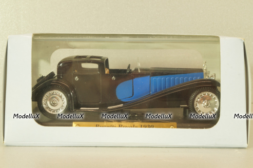 Bugatti Royale 1930, black/blue, Solido 1:43