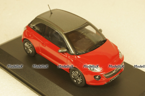 Opel Adam, Fire red/light grey,  2012, IScale 1:43
