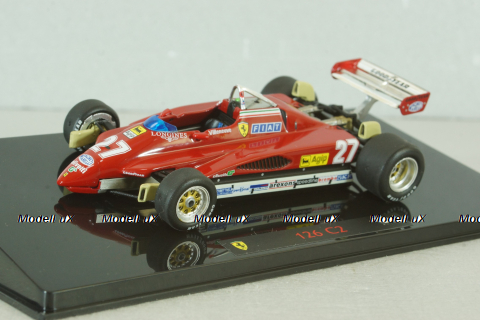 Ferrari 126 C2 Gilles Villeneuve, 2nd Place San Marino GP 1982, N5580, Hot Wheels Elite 1:43