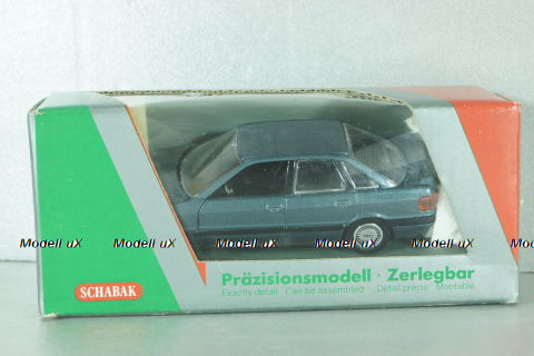 Audi 90 Quattro (B3) 1987, blue, 1037, Schabak 1:43