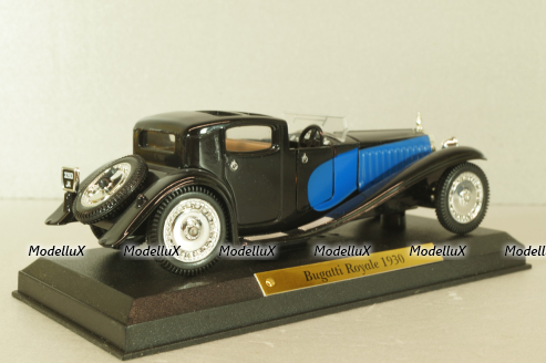 Bugatti Royale 1930, black/blue, Solido 1:43