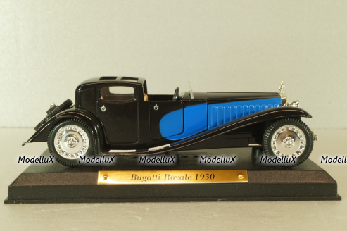 Bugatti Royale 1930, black/blue, Solido 1:43