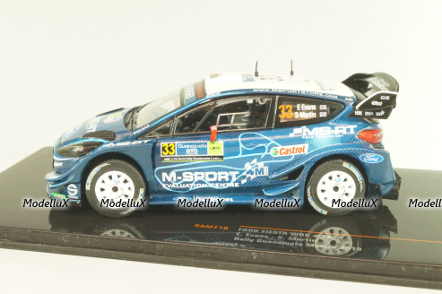 Ford Fiesta WRC #33, Rally Guanajuato Mexico 2019, RAM710, IXO 1:43 