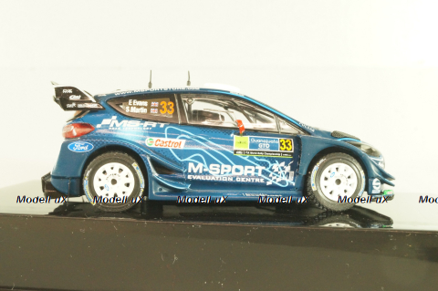 Ford Fiesta WRC #33, Rally Guanajuato Mexico 2019, RAM710, IXO 1:43 