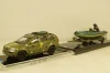 Volvo XC90 with powerboat Ukraine Territorial Defense Forces (Zaporizhzhia 2022), TruckTyr 1:43