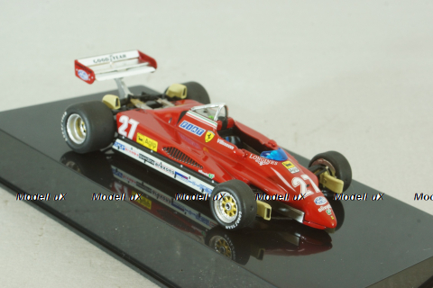 Ferrari 126 C2 Gilles Villeneuve, 2nd Place San Marino GP 1982, N5580, Hot Wheels Elite 1:43