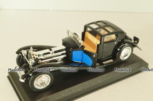 Bugatti Royale 1930, black/blue, Solido 1:43