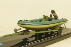 Volvo XC90 with powerboat Ukraine Territorial Defense Forces (Zaporizhzhia 2022), TruckTyr 1:43