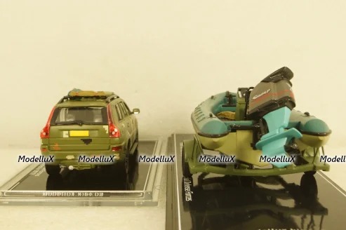 Volvo XC90 with powerboat Ukraine Territorial Defense Forces (Zaporizhzhia 2022), TruckTyr 1:43