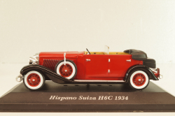 Hispano Suiza H6C Cabriolet 1934, red, Altaya 1:43 Уценка!