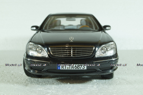 Mercedes S55 AMG (V220), 2002, grey, B66040686, Norev 1:18