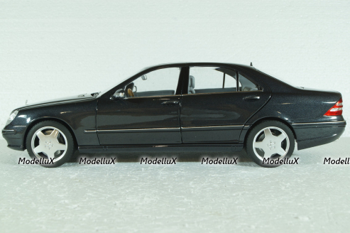 Mercedes S55 AMG (V220), 2002, grey, B66040686, Norev 1:18