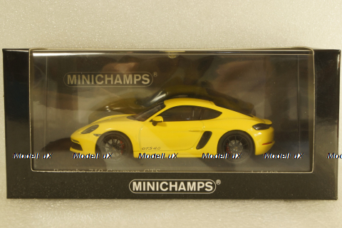 Porsche 718 Cayman GTS (982) 2020 Yellow, 410069001, Minichamps 1:43