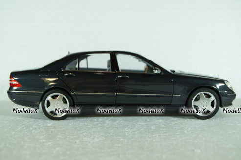 Mercedes S55 AMG (V220), 2002, grey, B66040686, Norev 1:18