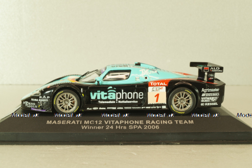 Maserati MC12 #1 winner 24 Hrs SPA 2006, Vitaphone Racing team, IXO 1:43