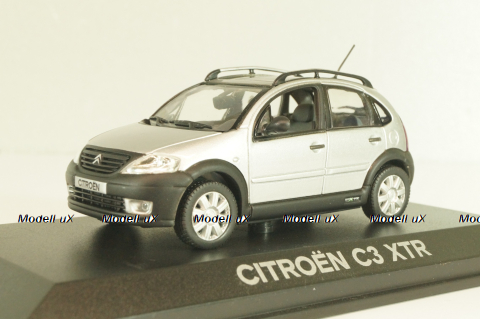 Citroen C3 XTR 2004, silver, 155330, Norev 1:43