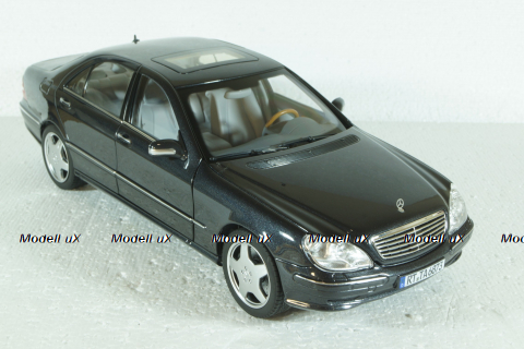 Mercedes S55 AMG (V220), 2002, grey, B66040686, Norev 1:18