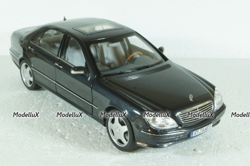 Mercedes S55 AMG (V220), 2002, grey, B66040686, Norev 1:18