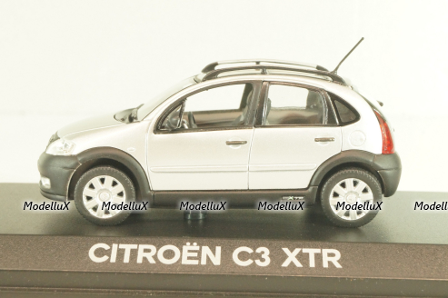 Citroen C3 XTR 2004, silver, 155330, Norev 1:43