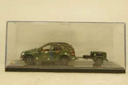 Mercedes ML500 W164 2005 with generator trailer, Ukraine Territorial Forces (Odessa 2022), TruckTyr 1:43