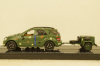 Mercedes ML500 W164 2005 with generator trailer, Ukraine Territorial Forces (Odessa 2022), TruckTyr 1:43