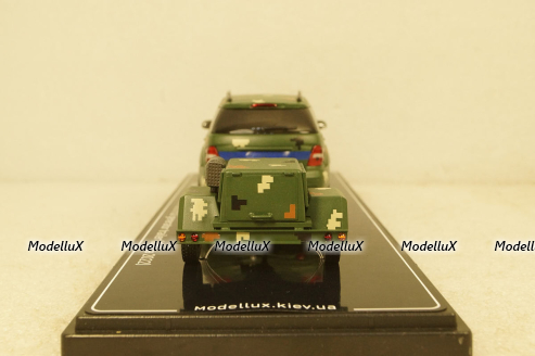 Mercedes ML500 W164 2005 with generator trailer, Ukraine Territorial Forces (Odessa 2022), TruckTyr 1:43