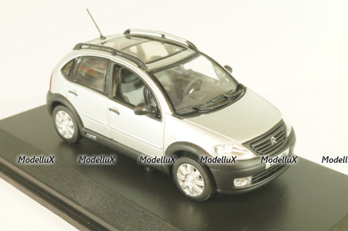 Citroen C3 XTR 2004, silver, 155330, Norev 1:43