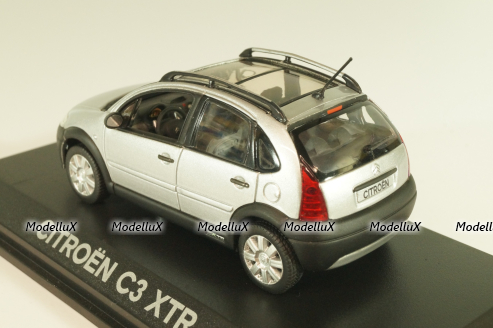 Citroen C3 XTR 2004, silver, 155330, Norev 1:43