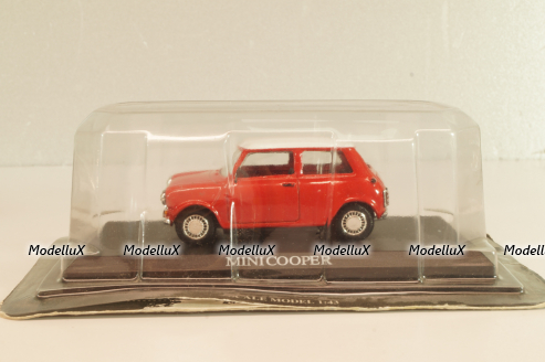 Mini Cooper, red/white roof, Delprado 1:43 Уценка!