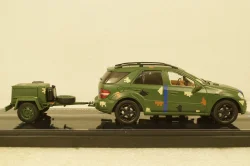 Mercedes ML500 W164 2005 with generator trailer, Ukraine Territorial Forces (Odessa 2022), TruckTyr 1:43