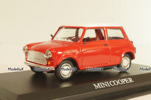 Mini Cooper, red/white roof, Delprado 1:43 Уценка!