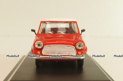 Mini Cooper, red/white roof, Delprado 1:43 Уценка!