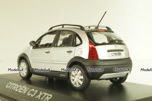 Citroen C3 XTR 2004, silver, 155330, Norev 1:43