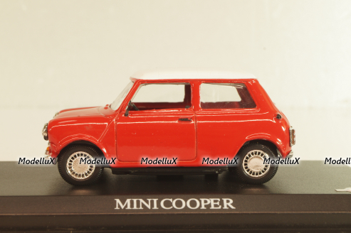 Mini Cooper, red/white roof, Delprado 1:43 Уценка!